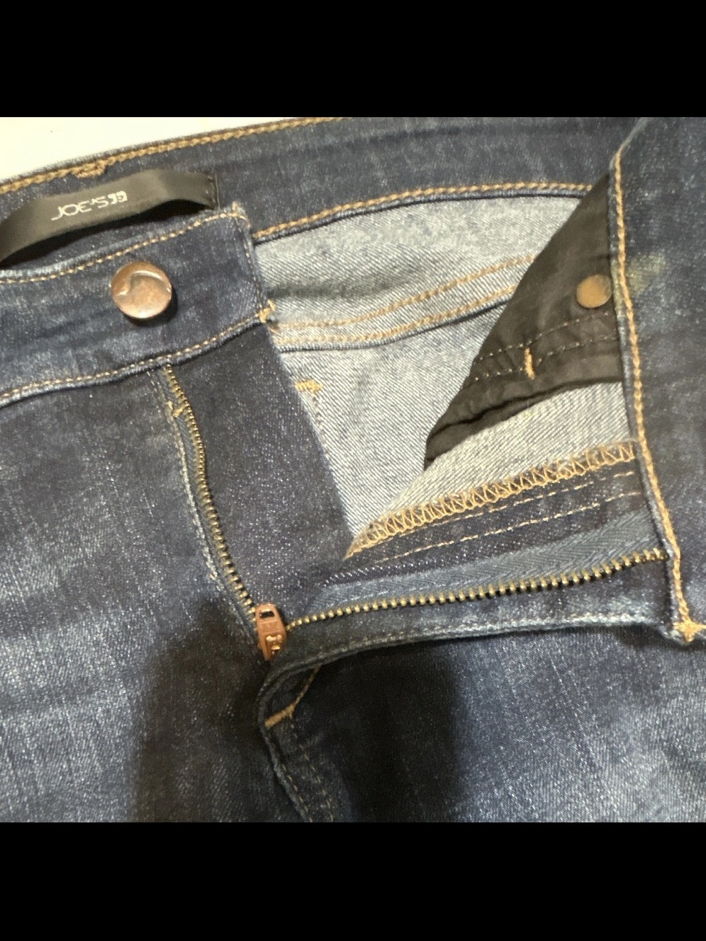 Joe's Jeans Dark Blue Boyfriend Cuffed Jeans - Picture 6 of 6